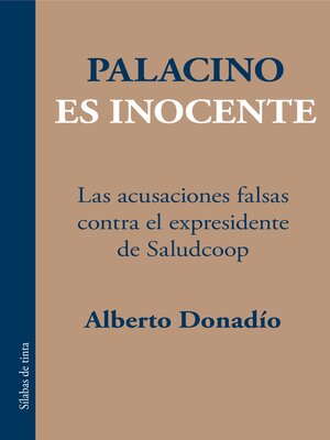 cover image of Palacino es inocente